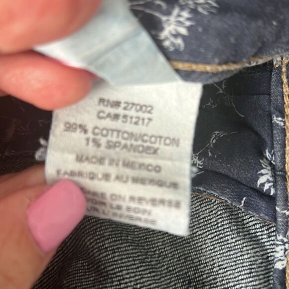 Paige Jimmy Jimmy Short Dark Blue Cutoff Distressed Frayed Women’s Shorts Sz 24 - Picture 11 of 11